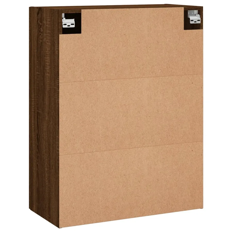 Armoire murale chêne marron 69,5x34x90 cm - 9