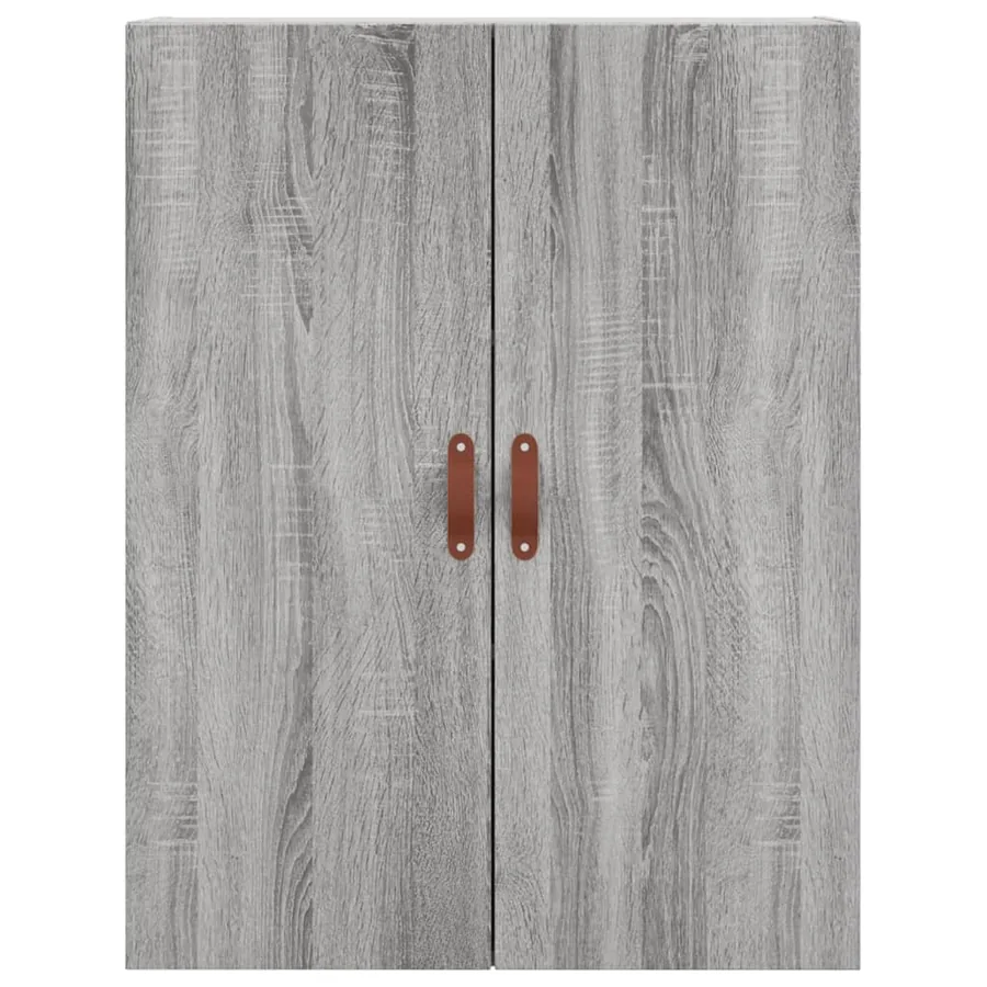 Buffet haut Sonoma gris 69,5x34x180 cm Bois d'ingénierie - 5