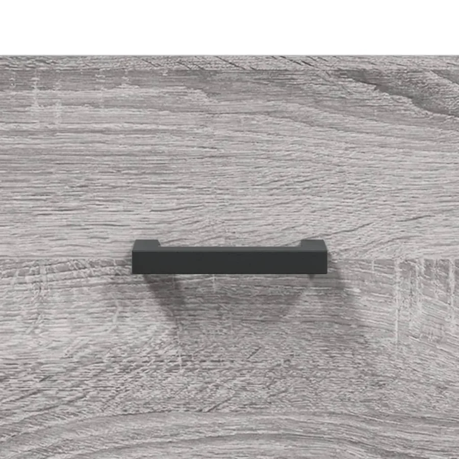 Buffet haut Sonoma gris 69,5x34x180 cm Bois d'ingénierie - 10
