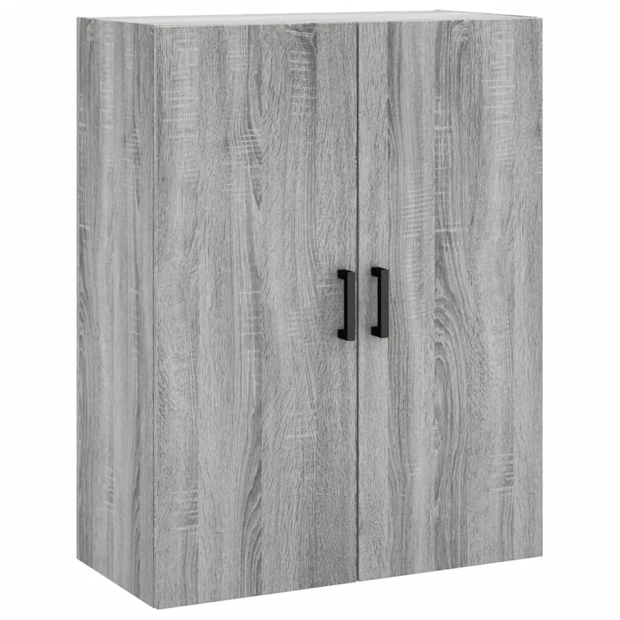 Buffet haut Sonoma gris 69,5x34x180 cm Bois d'ingénierie - 5