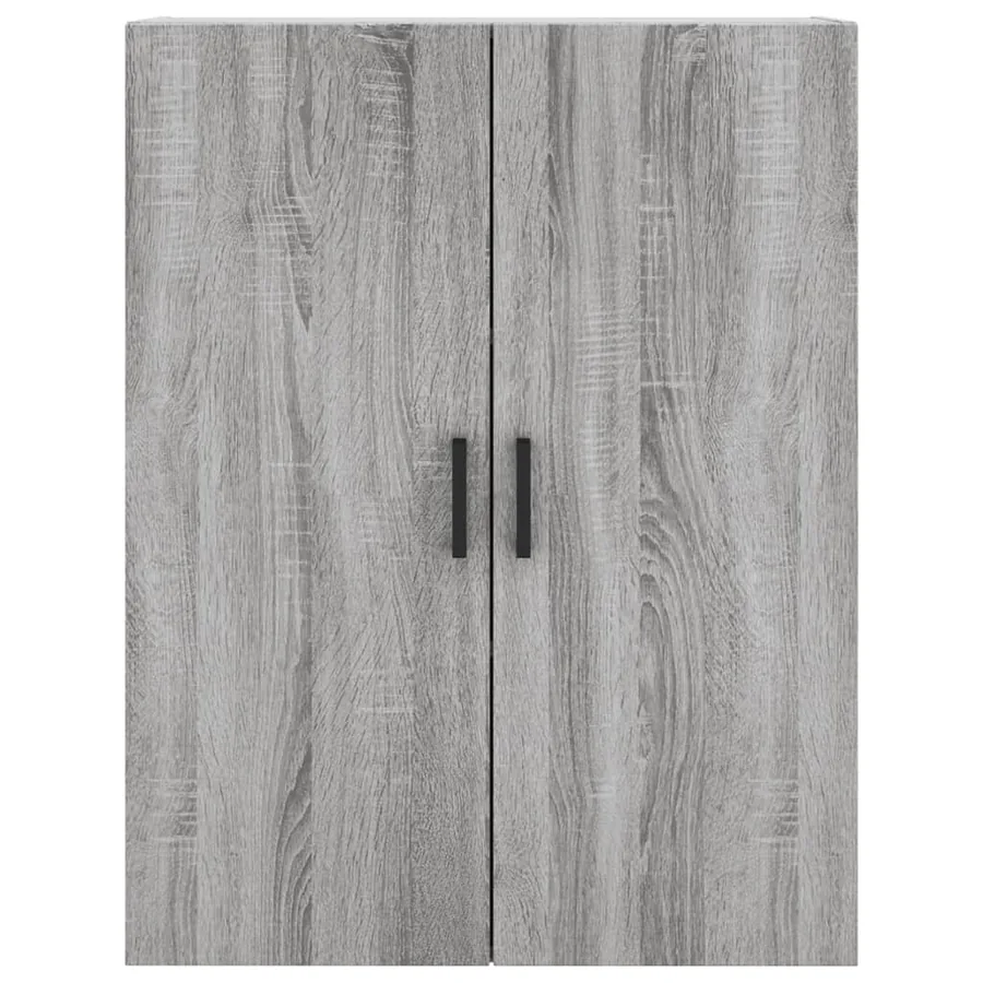 Buffet haut Sonoma gris 69,5x34x180 cm Bois d'ingénierie - 6