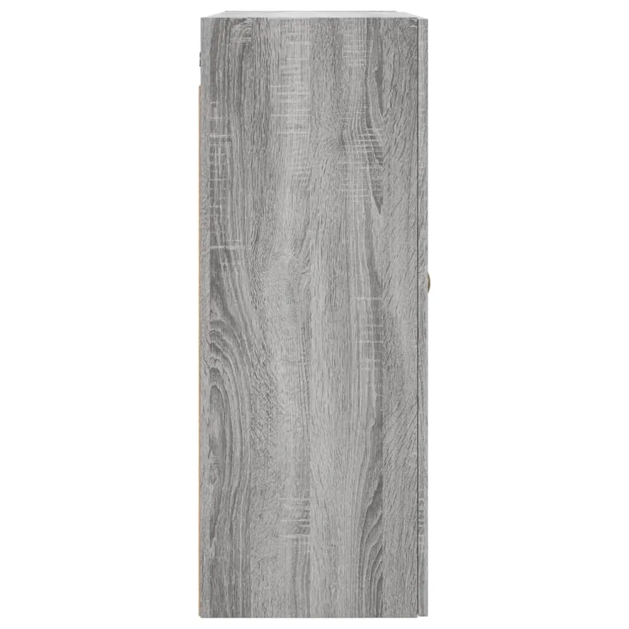 Armoires murales 2 pcs sonoma gris 69,5x34x90 cm - 7