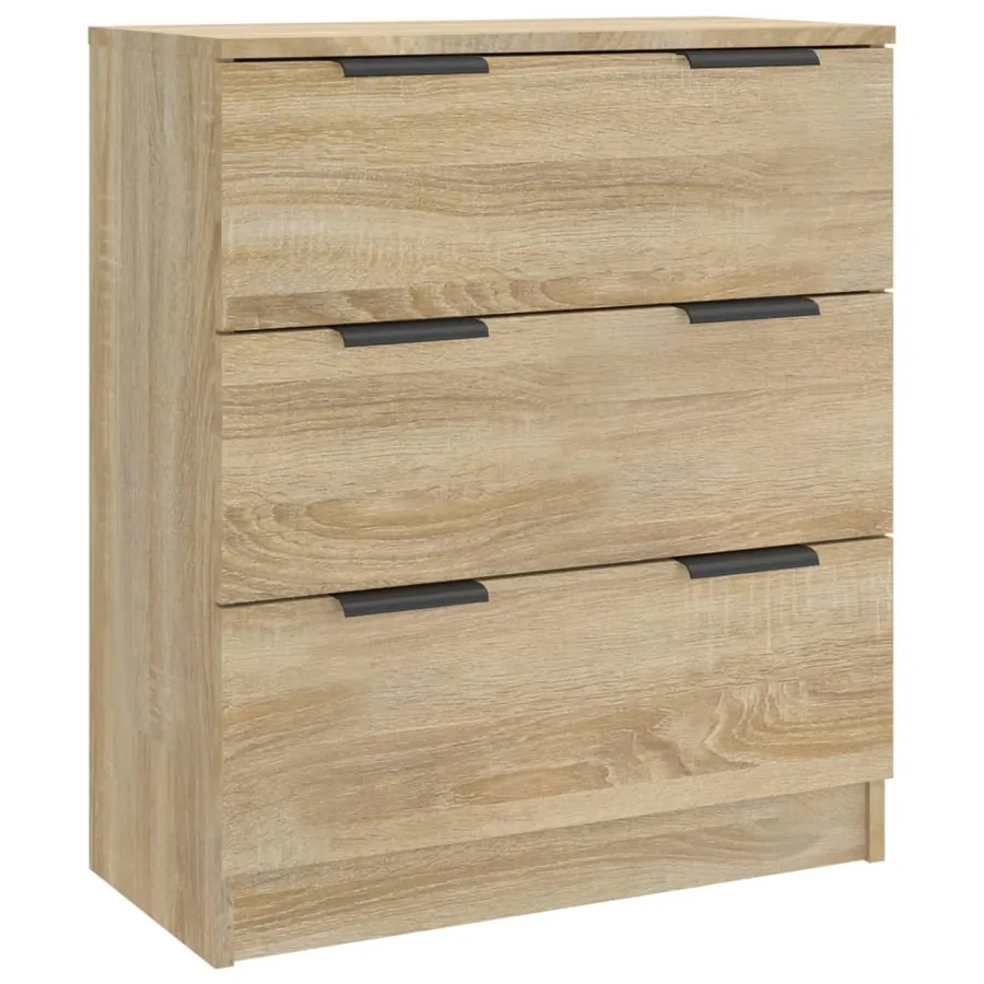 Buffets 3 pcs Chêne sonoma Bois d'ingénierie - 3