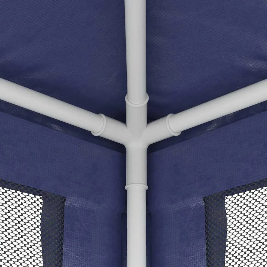 Tente de fête avec 4 parois latérales en maille Bleu 2,5x2,5 m - 6