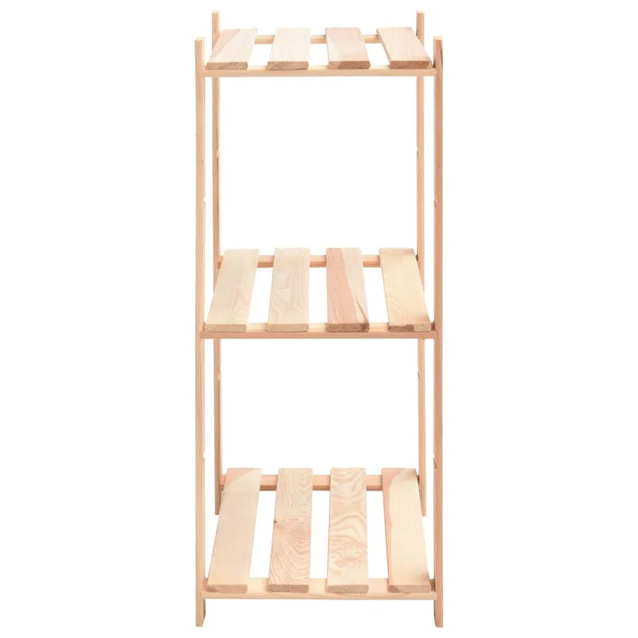 Étagères de rangement à 3 niveaux 5 pcs 60x38x90 cm Pin 150 kg - 5