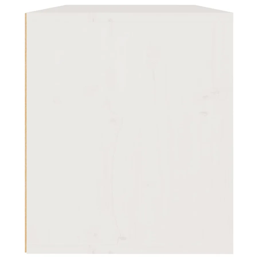 Armoire murale Blanc 60x30x35 cm Bois de pin massif - 6