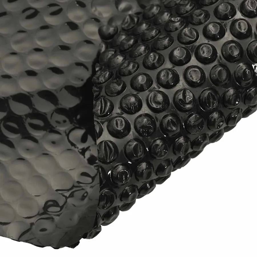 Couverture de piscine rectangulaire 1200x600 cm PE Noir - 4