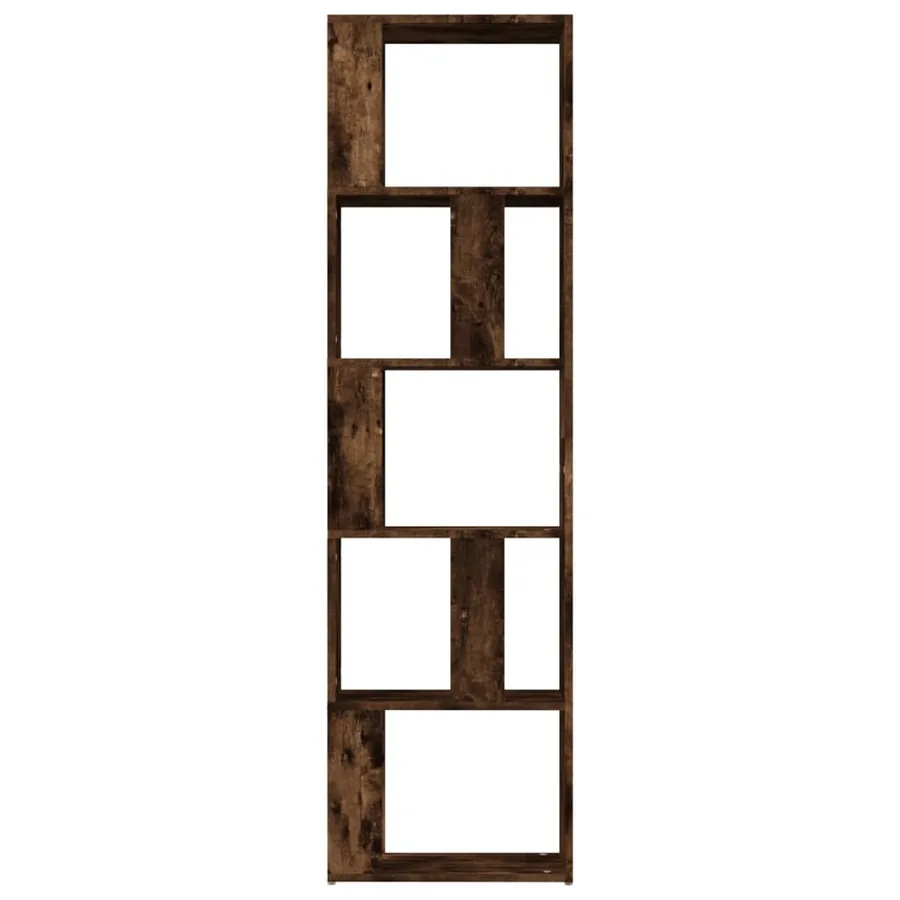 Bibliothèque Chêne fumé 45x24x160 cm Bois d'ingénierie - 5