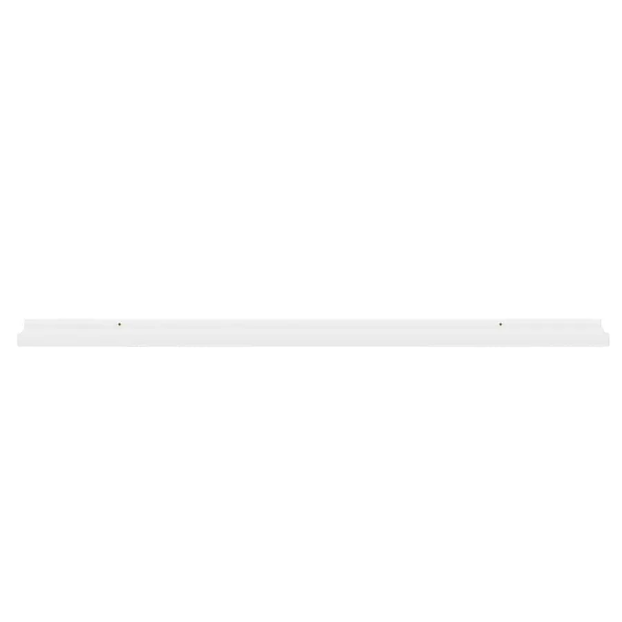 Étagères murales 4 pcs Blanc 100x9x3 cm - 5