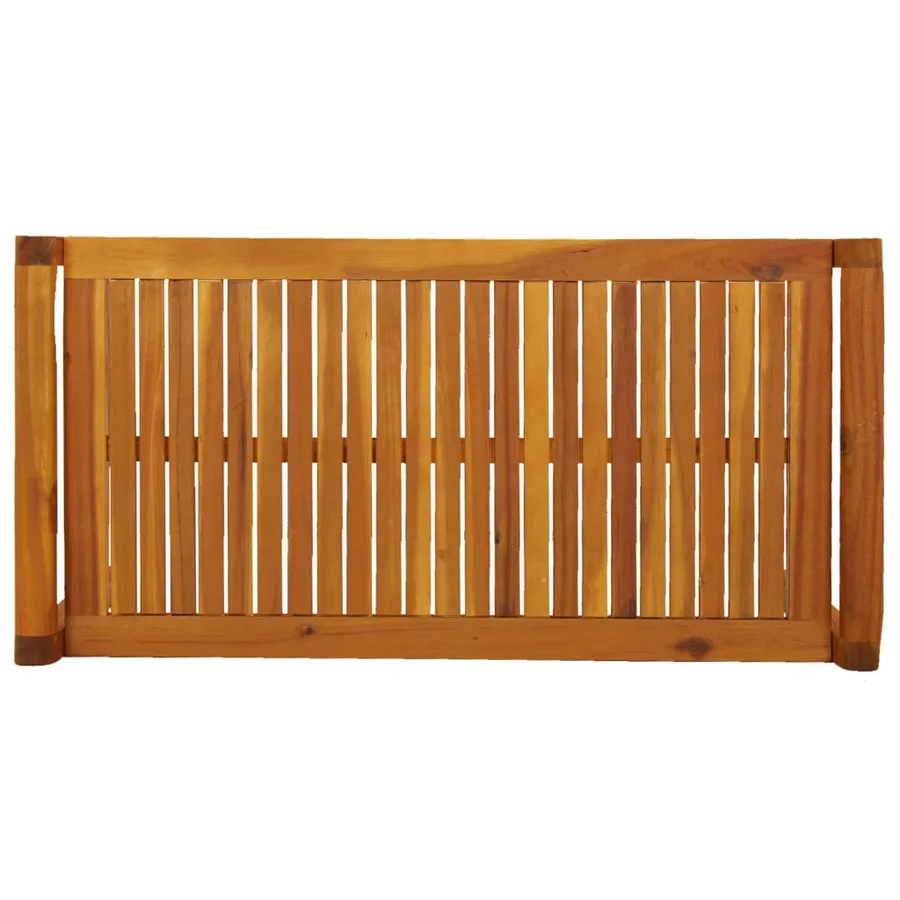 Table basse 100x50x50 cm Bois d'acacia massif - 5