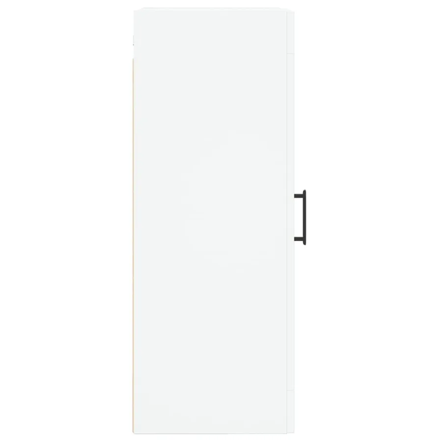 Armoire murale blanc 34,5x34x90 cm bois d'ingénierie - 8