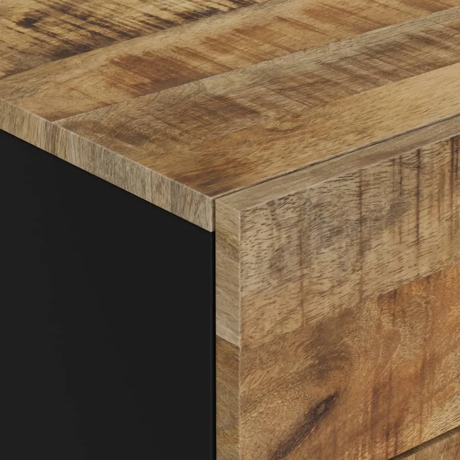 Table de chevet 50x33x60 cm Bois de manguier et d'ingénierie - 7