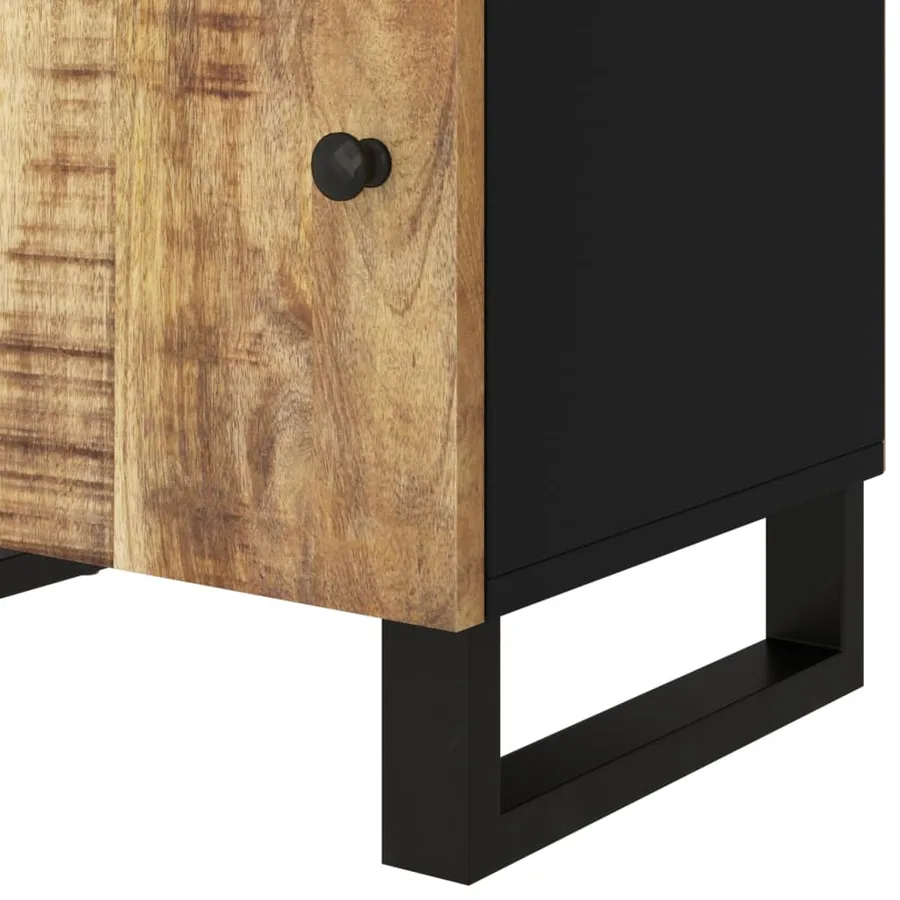Table de chevet 50x33x60 cm Bois de manguier et d'ingénierie - 8