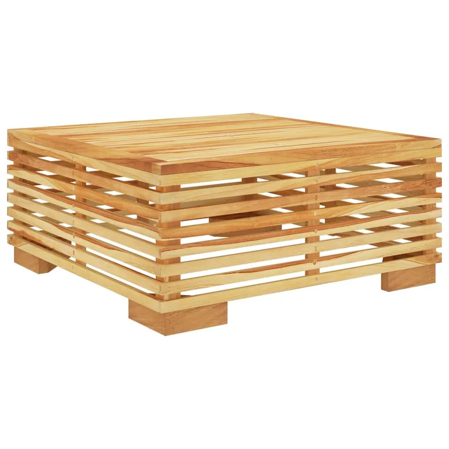 Salon de jardin 2 pcs Bois de teck massif - 6
