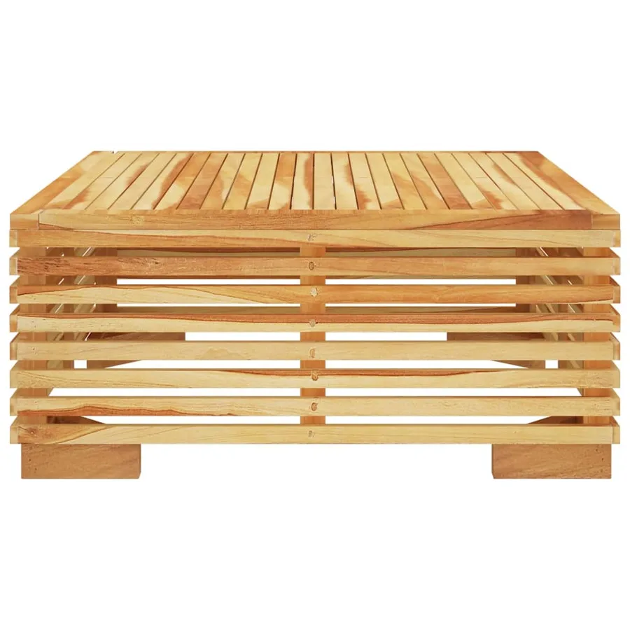 Salon de jardin 2 pcs Bois de teck massif - 7