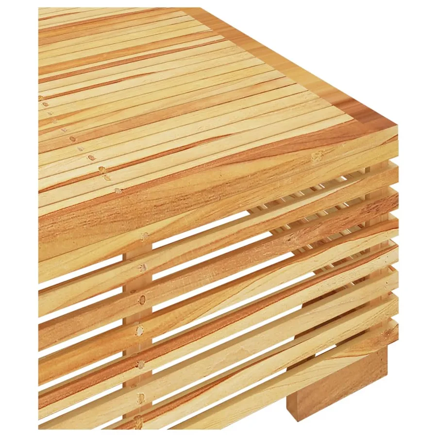 Salon de jardin 2 pcs Bois de teck massif - 8