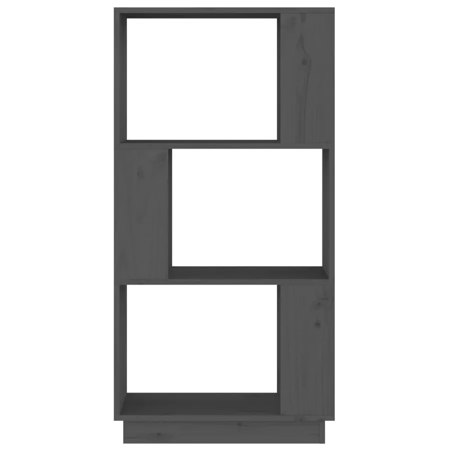 Bibliothèque/Séparateur de pièce Gris 51x25x101 cm Pin massif - 5