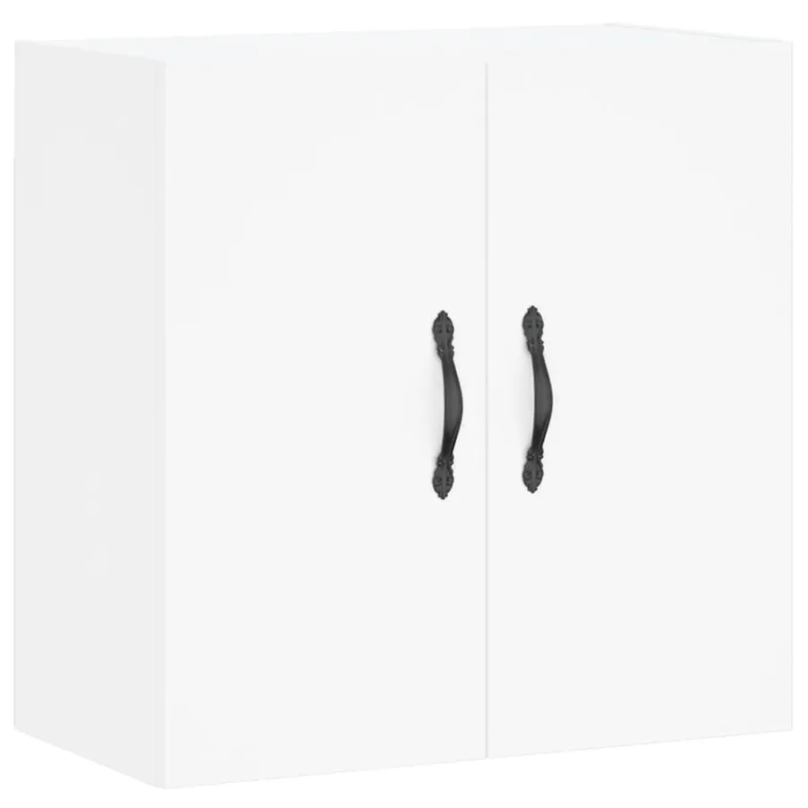 Armoire murale blanc 60x31x60 cm bois d'ingénierie - 2