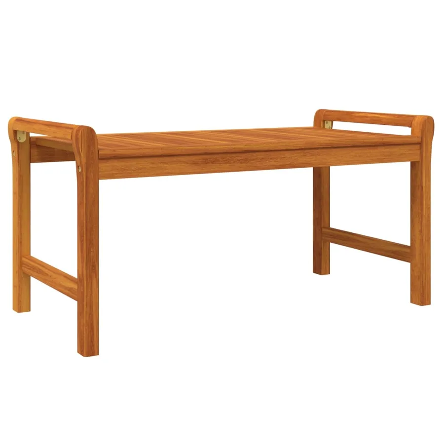 Salon de jardin 3 pcs avec coussins bois massif d'acacia - 7