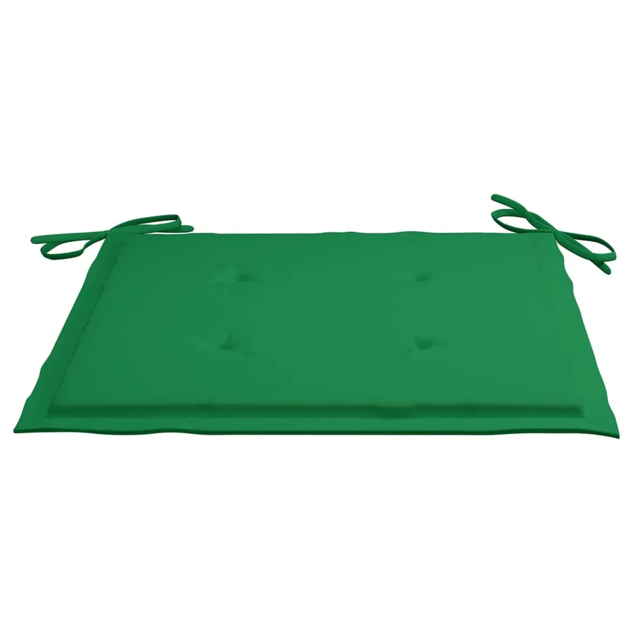 Chaises pliables de jardin avec coussins lot de 8 Teck solide - 8