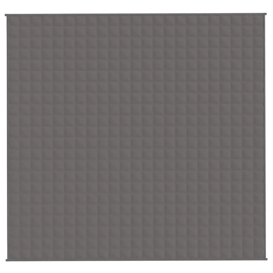 Couverture lestée Gris 220x230 cm 15 kg Tissu - 3