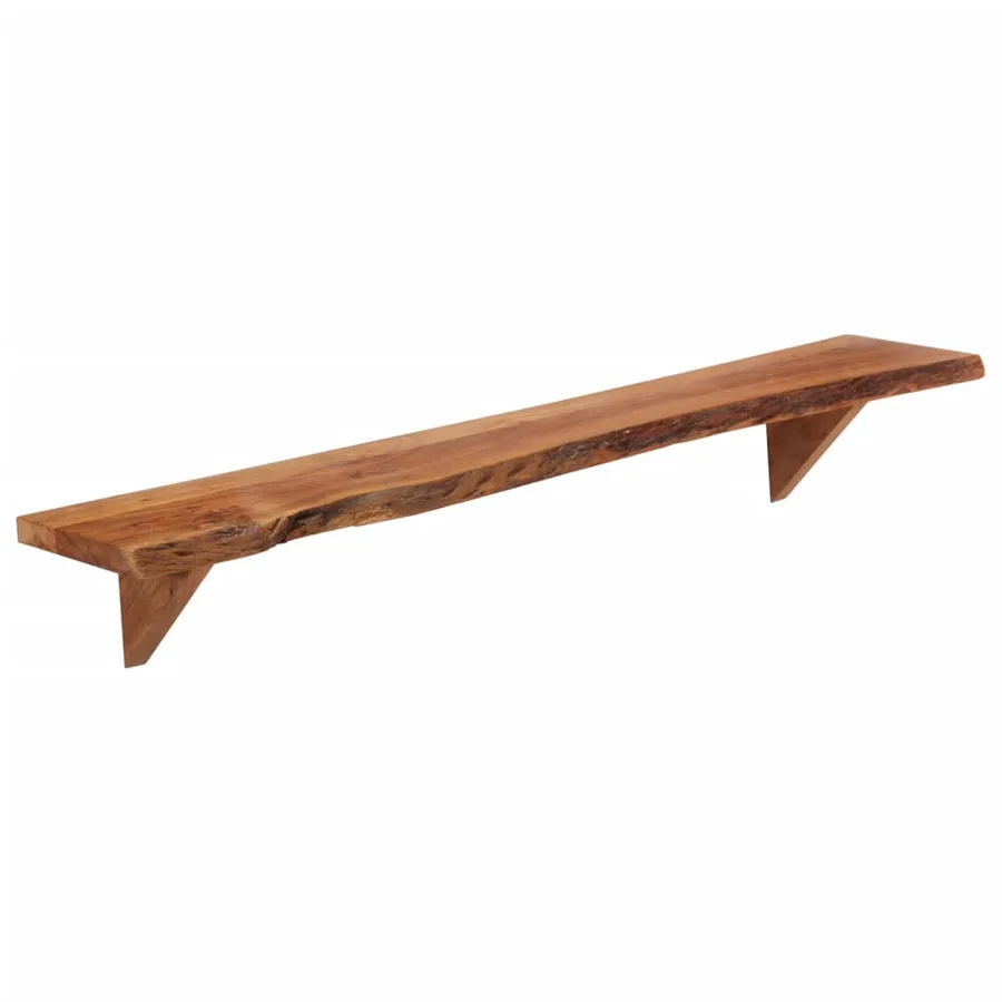 Étagères murales 2 pcs 110x20x18 cm bois massif d'acacia - 2