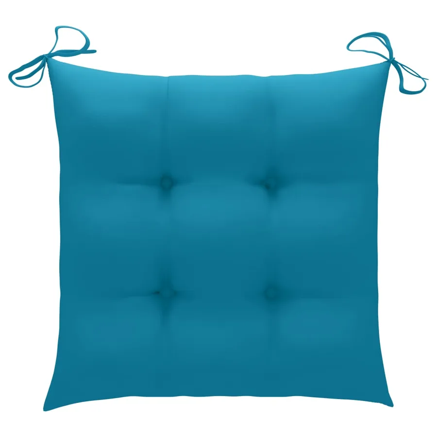 Ensemble à manger d'extérieur pliable 5pcs avec coussins Bambou - 14