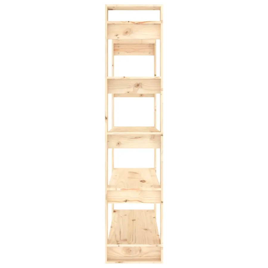 Bibliothèque/Séparateur de pièce 80x35x160 cm Bois massif - 6