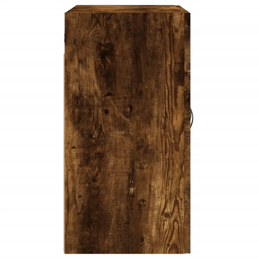 Armoire murale chêne fumé 60x31x60 cm bois d'ingénierie - 7