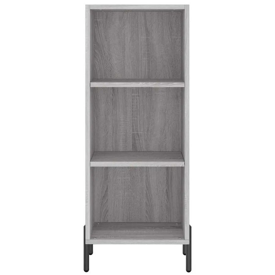 Buffet haut Sonoma gris 34,5x34x180 cm Bois d'ingénierie - 6