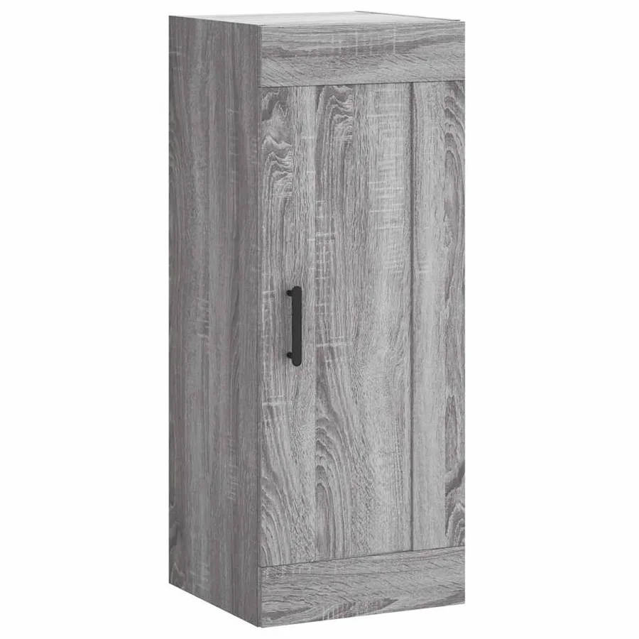 Buffet haut Sonoma gris 34,5x34x180 cm Bois d'ingénierie - 8