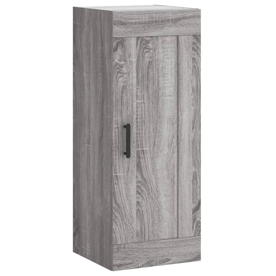 Buffet haut Sonoma gris 34,5x34x180 cm Bois d'ingénierie - 8