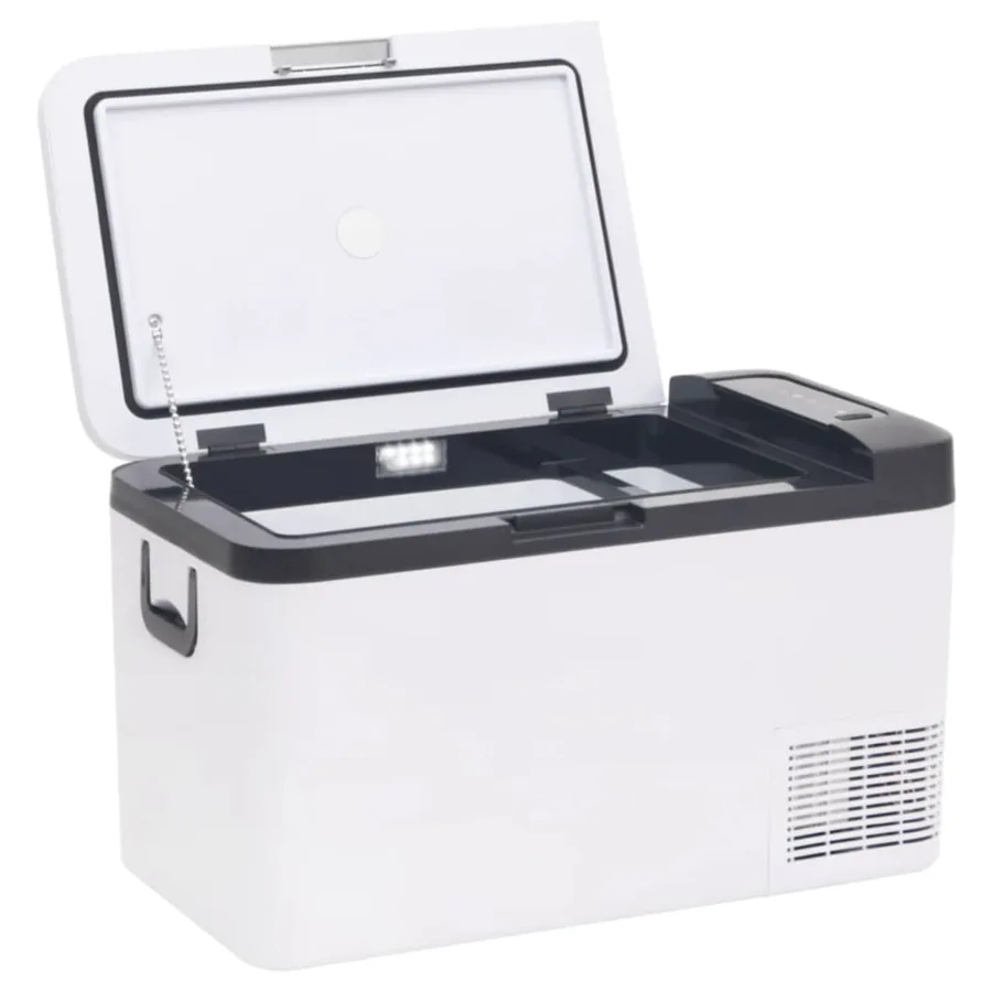 Glacière avec poignée et adaptateur noir et blanc 25 L PP et PE - 3