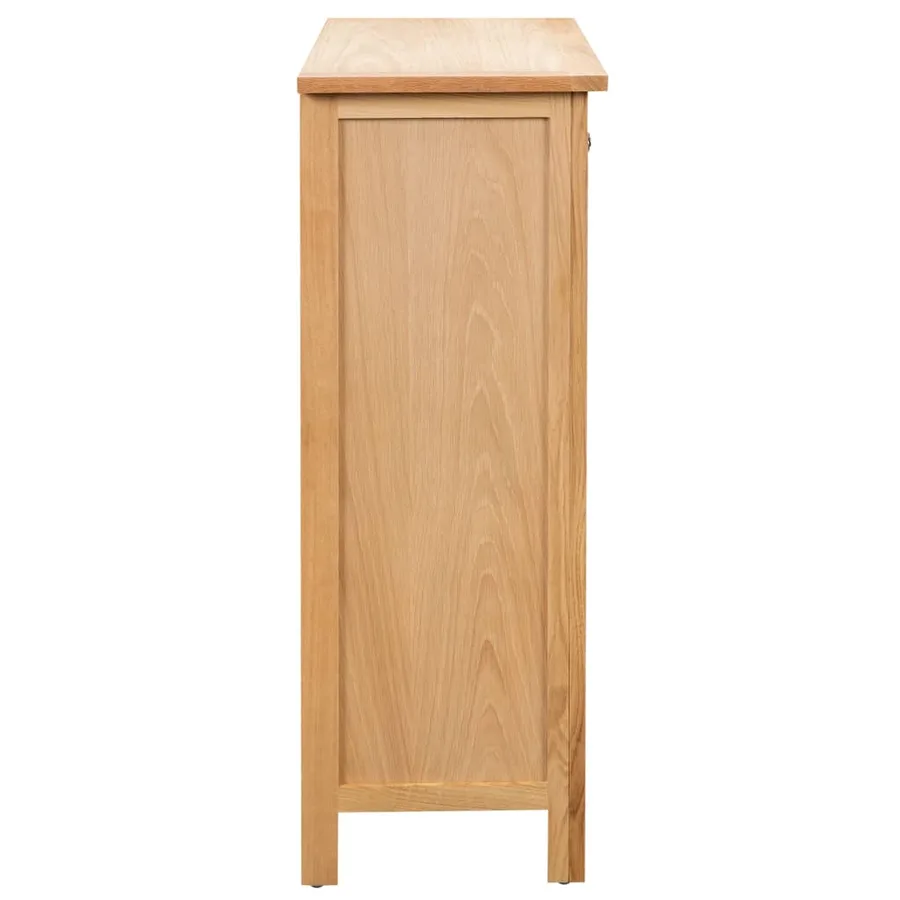 Casier à bouteilles 72 x 32 x 90 cm Bois de chêne massif - 4