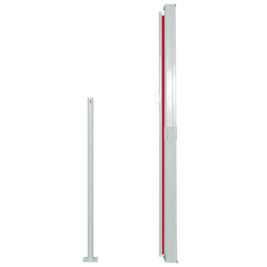 Auvent latéral de patio 160x300 cm Rouge - 4