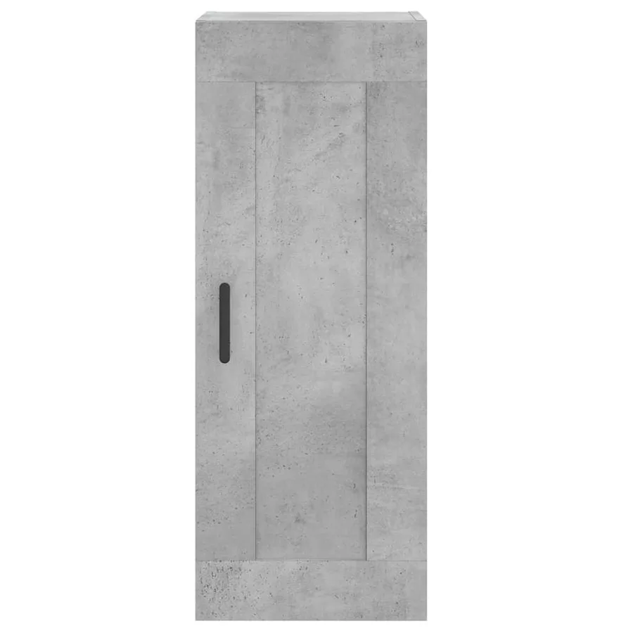 Buffet haut Gris béton 34,5x34x180 cm Bois d'ingénierie - 7