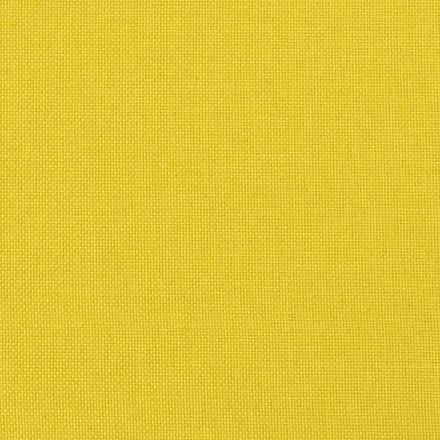 Canapé-lit avec coussins jaune clair tissu - 11