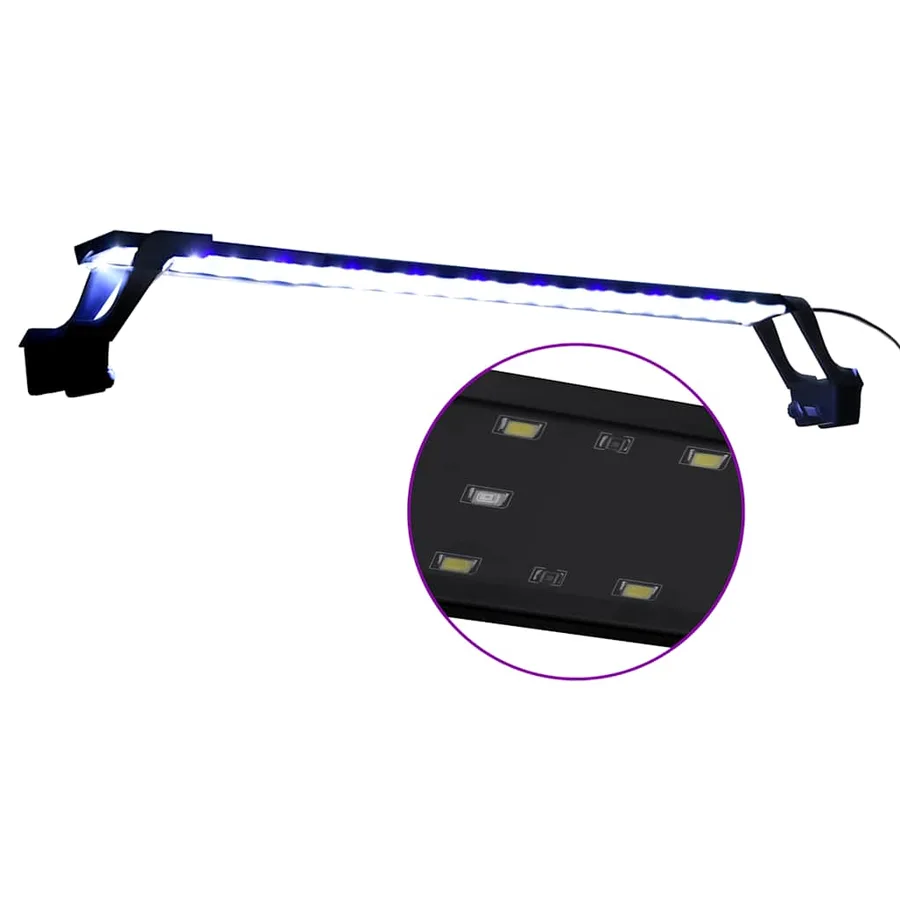 Lampe à LED d'aquarium avec pinces 75-90 cm Bleu et blanc - 2