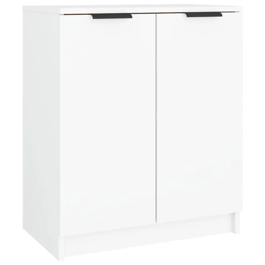 Armoire à chaussures Blanc 59x35x70 cm Bois d'ingénierie - 2