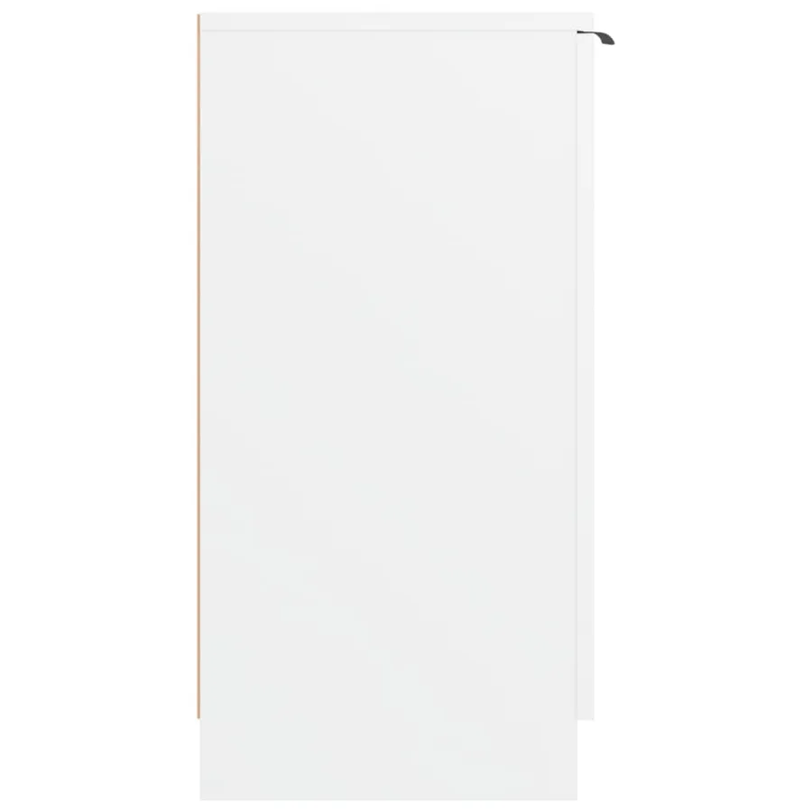 Armoire à chaussures Blanc 59x35x70 cm Bois d'ingénierie - 4