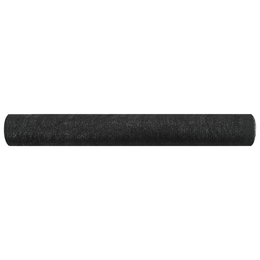 Filet brise-vue Noir 2x10 m PEHD 75 g/m² - 2