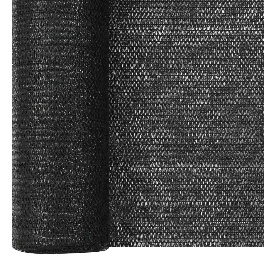Filet brise-vue Noir 2x10 m PEHD 75 g/m² - 3