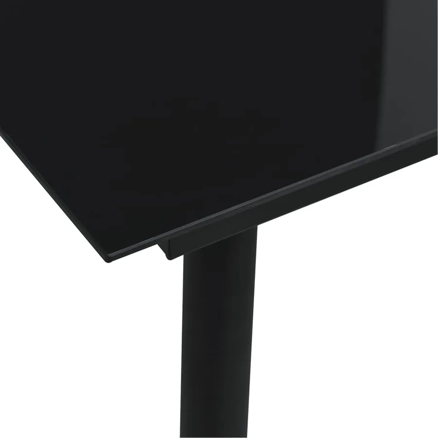 Ensemble à manger de jardin 5 pcs Noir Rotin PVC - 10