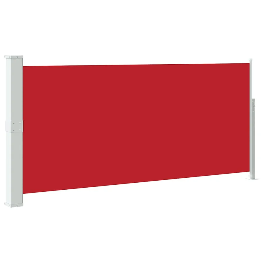 Auvent latéral rétractable 140 x 300 cm Rouge - 2