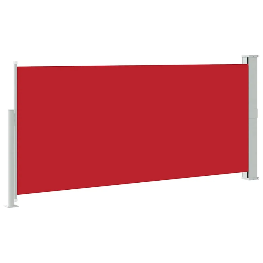 Auvent latéral rétractable 140 x 300 cm Rouge - 7