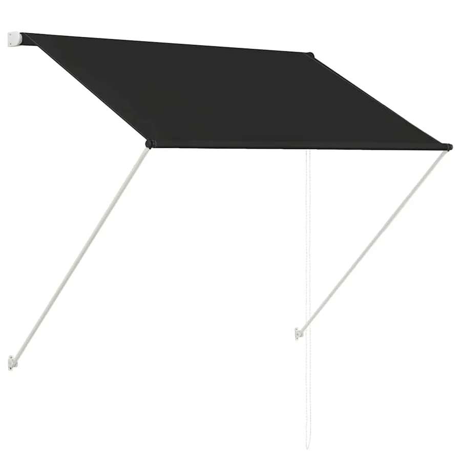 Auvent rétractable 100x150 cm Anthracite - 2