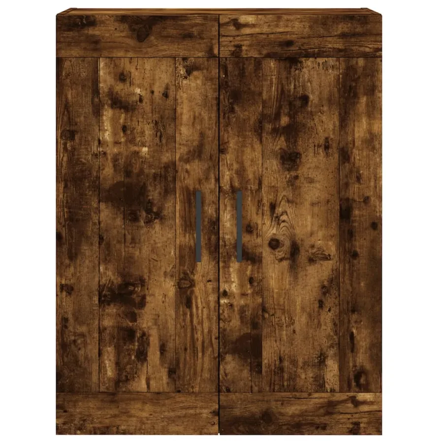 Armoires murales 2 pcs chêne fumé bois d'ingénierie - 6