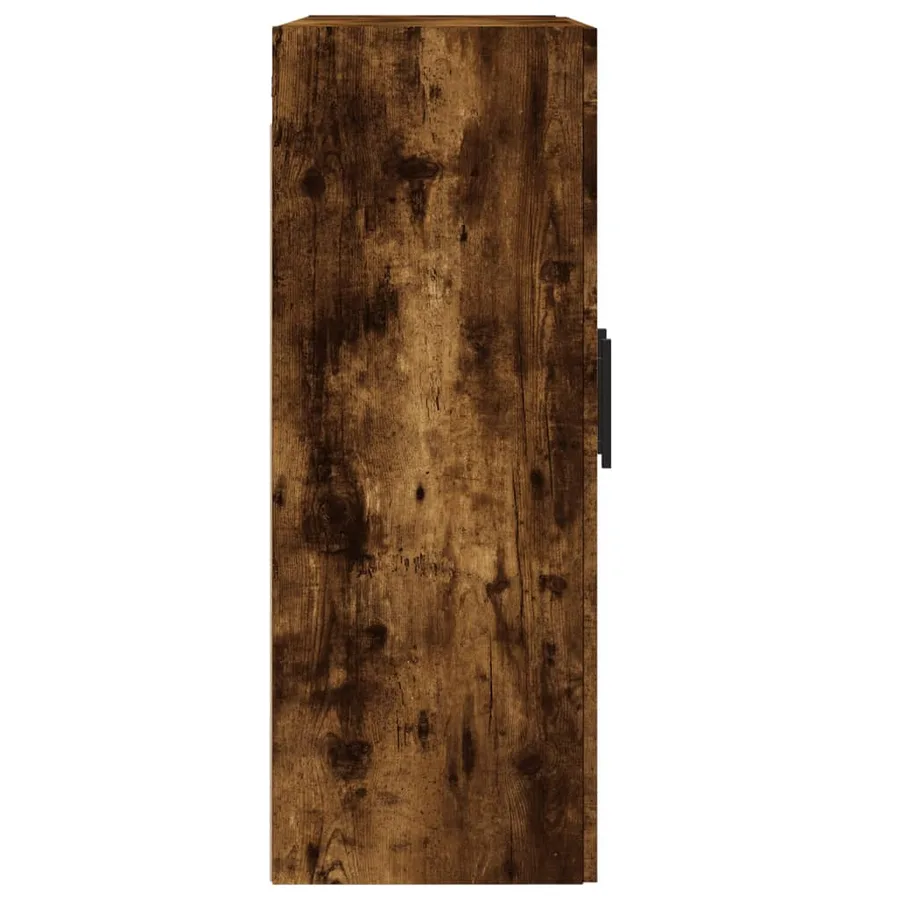 Armoires murales 2 pcs chêne fumé bois d'ingénierie - 7