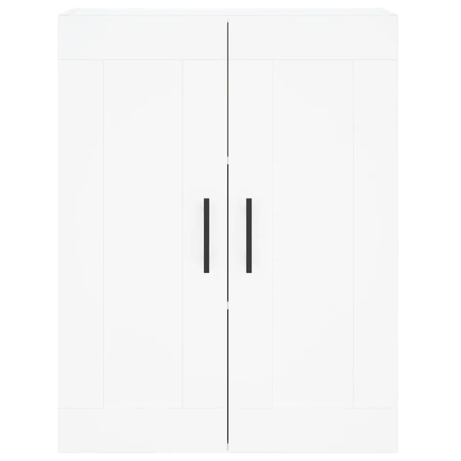 Armoire murale blanc 69,5x34x90 cm bois d'ingénierie - 6