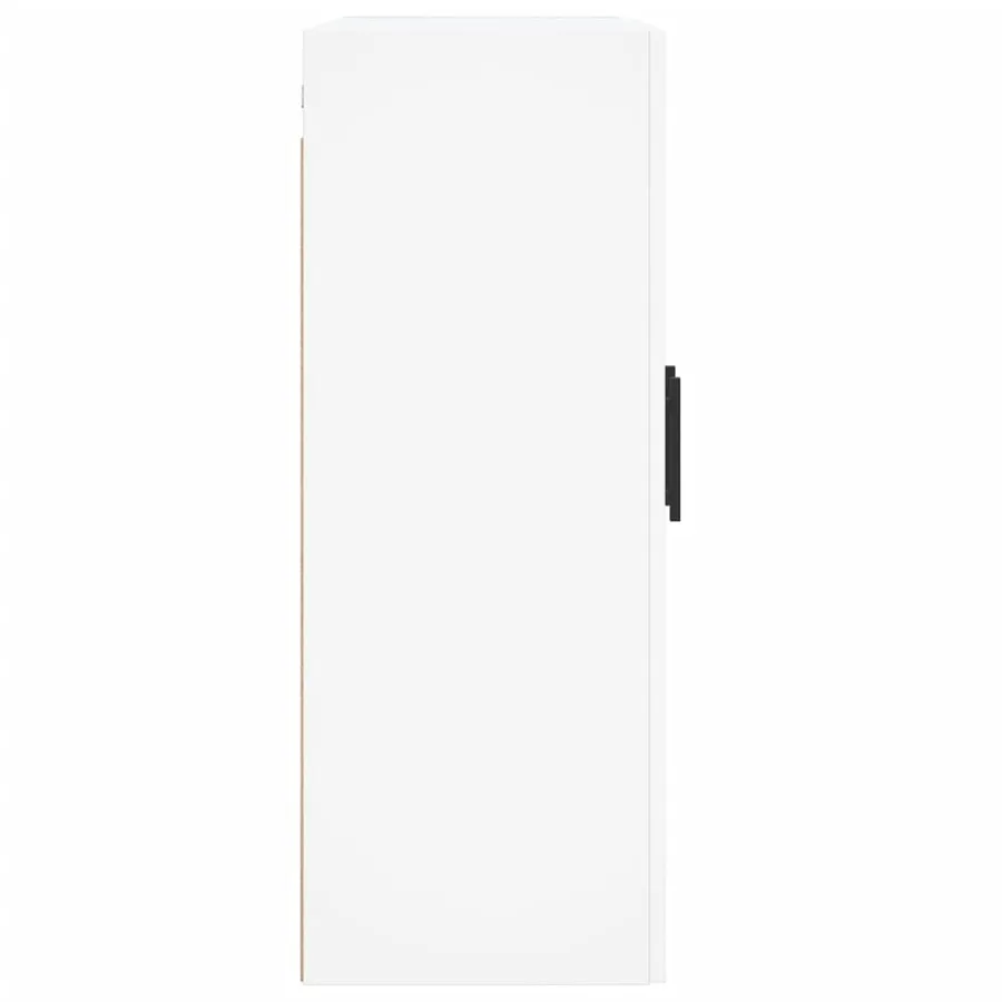 Armoire murale blanc 69,5x34x90 cm bois d'ingénierie - 8